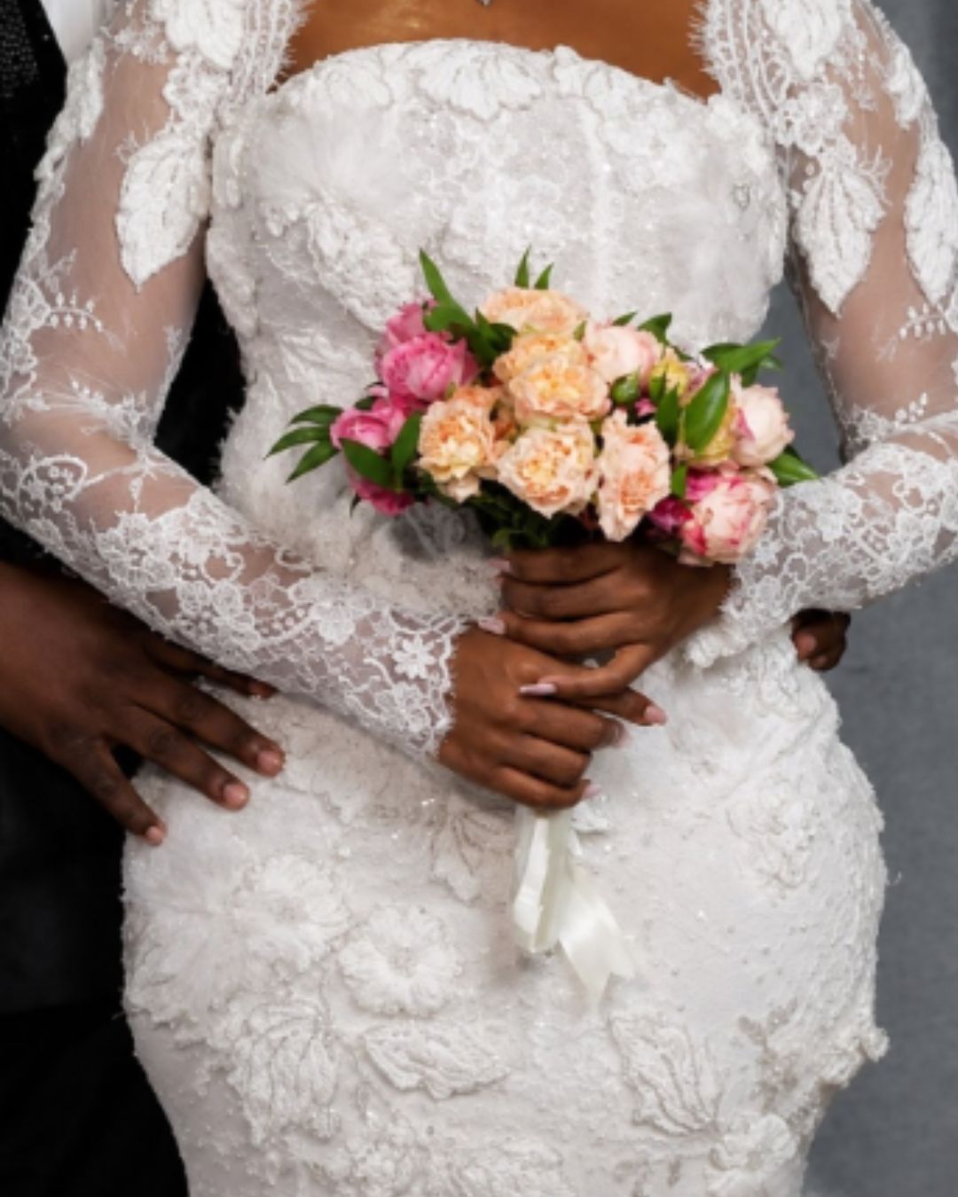 Bridal floral arrangement
